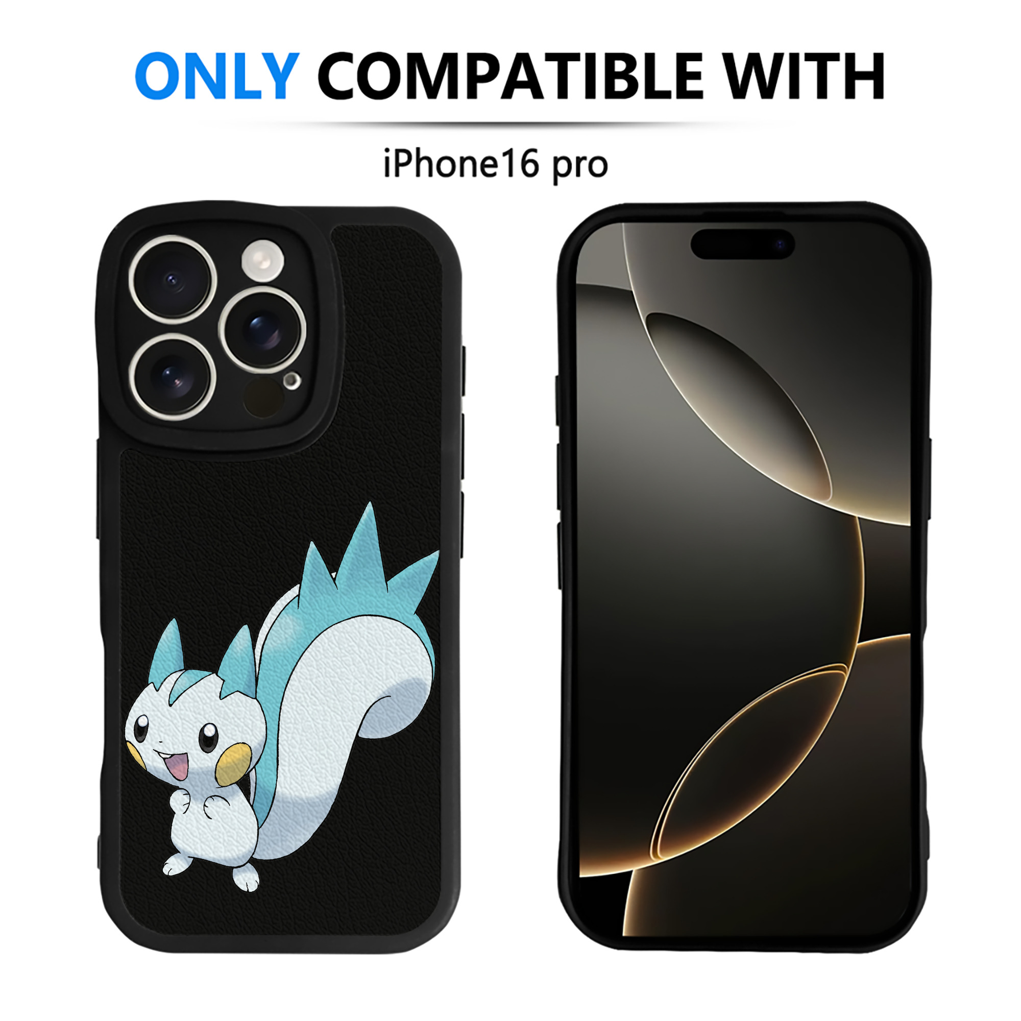 （画像用） ポケットモンスター Pokémon 【iPhone 16シリーズ対応】シリコンスマホケース（レザー調） 材質：シリコン